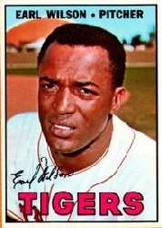 1967 Topps Baseball Cards      305     Earl Wilson